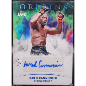 2022 Panini Chronicles UFC -  Jared Cannonier OA-JCN - Teal Ice 1/1