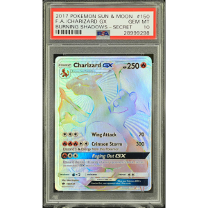 Charizard GX 150/147 Burning Shadows - 2017 Pokemon - PSA 10
