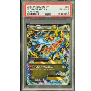 M Charizard EX 69/106 Flashfire XY  - 2014 Pokemon - PSA 10