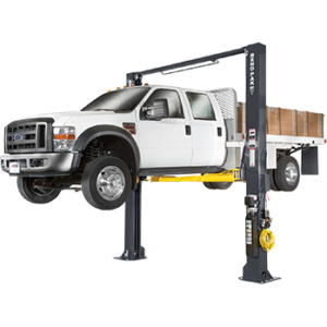 BendPak XPR-14CL-192 , 14,000 lb. capacity, ali certified clearfloor, triple-telescope arms-all four, Asymmetrical Lift