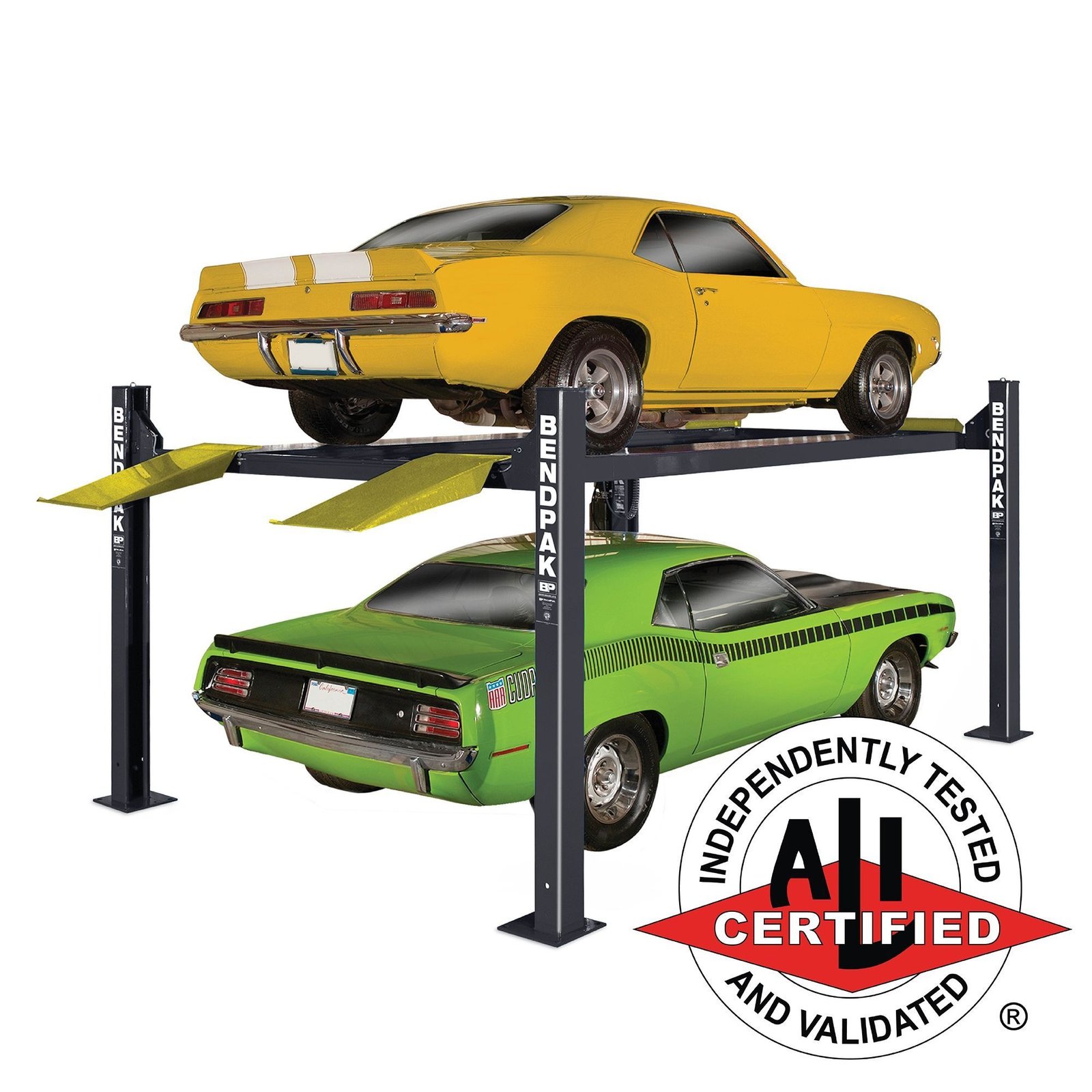 HD-9XL 9,000-lb. Capacity / Four-Post Lift / Standard Width / Extended Length